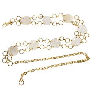 Sea Shells Gold Chain belt